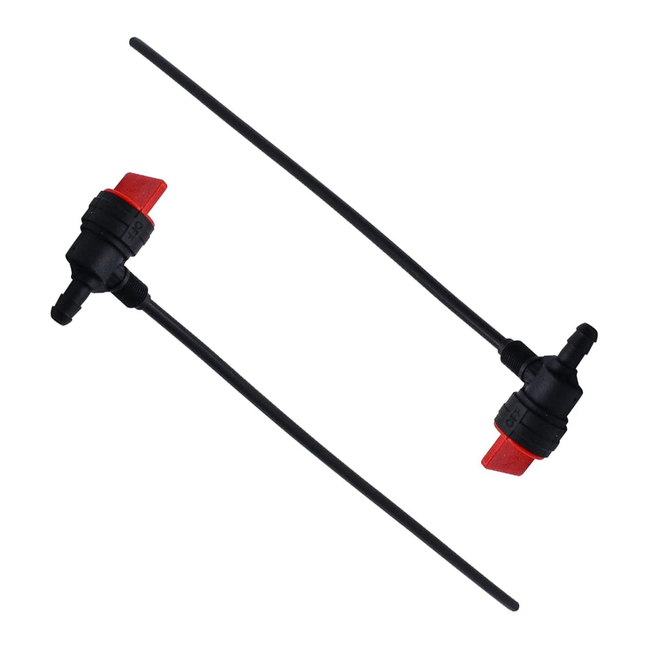 Cylinman fuel pickup tube with shut-off valve for Club Car DS, precise fit.