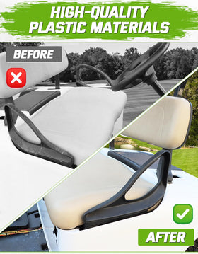 CYOOYC arm rest on passenger-side EZGO Valor 2025 provides steady support.