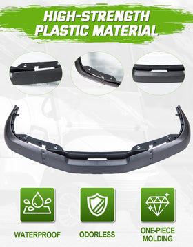 CYOOYC front lip shields the nose from mud and gravel during golf course drives.