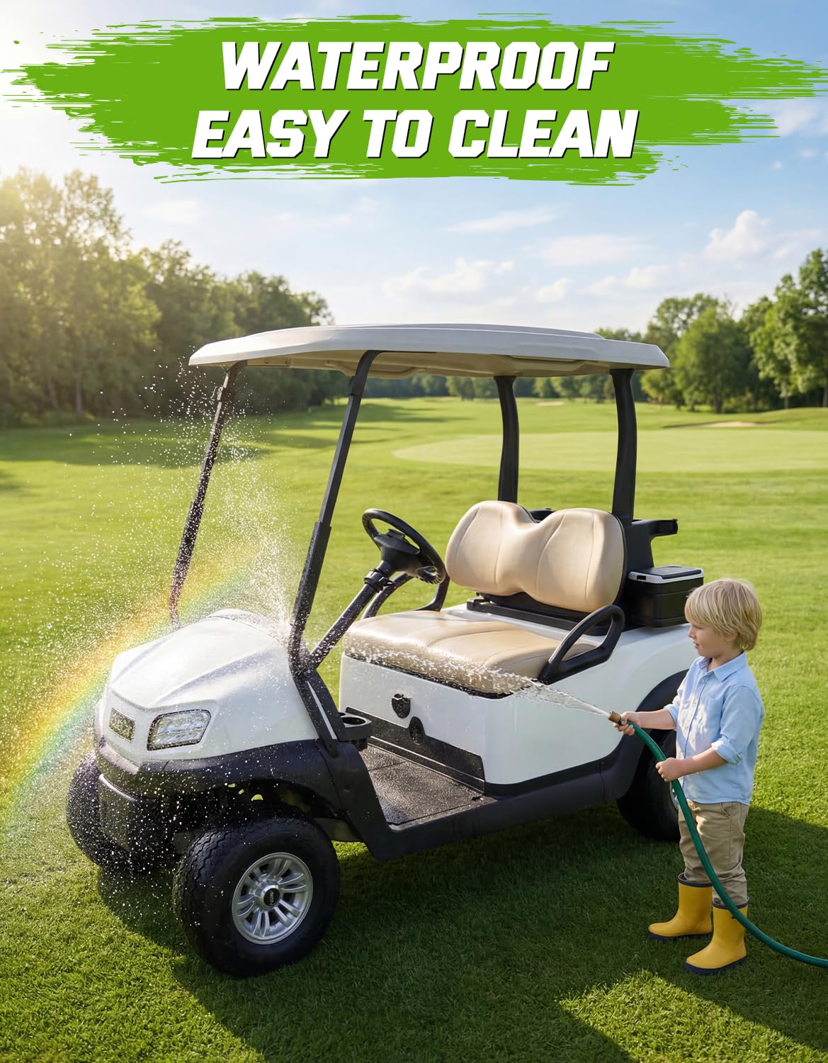 CYOOYC durable plastic withstands daily use on streets and fairways.