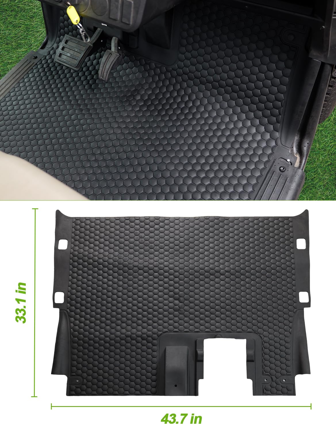 CYOOYC interior shield keeps cabin floors clean and protected.