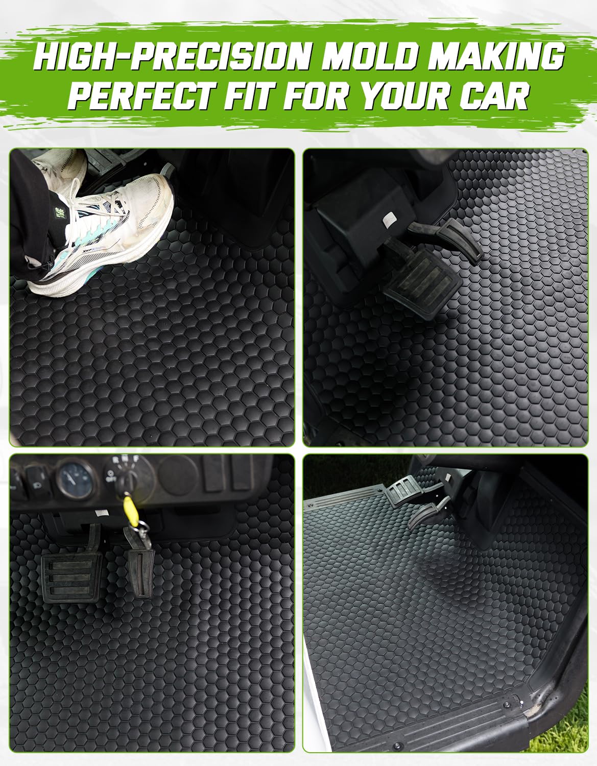 CYOOYC TPE front floor mat odorless and durable in extreme temperatures