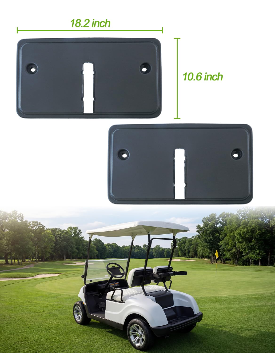 Hardware included for CYOOYC seat back cap shell cover upgrade