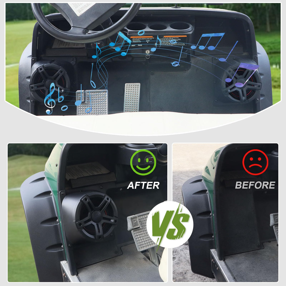 CYOOYC pod mounted near driver improves sound direction for passengers