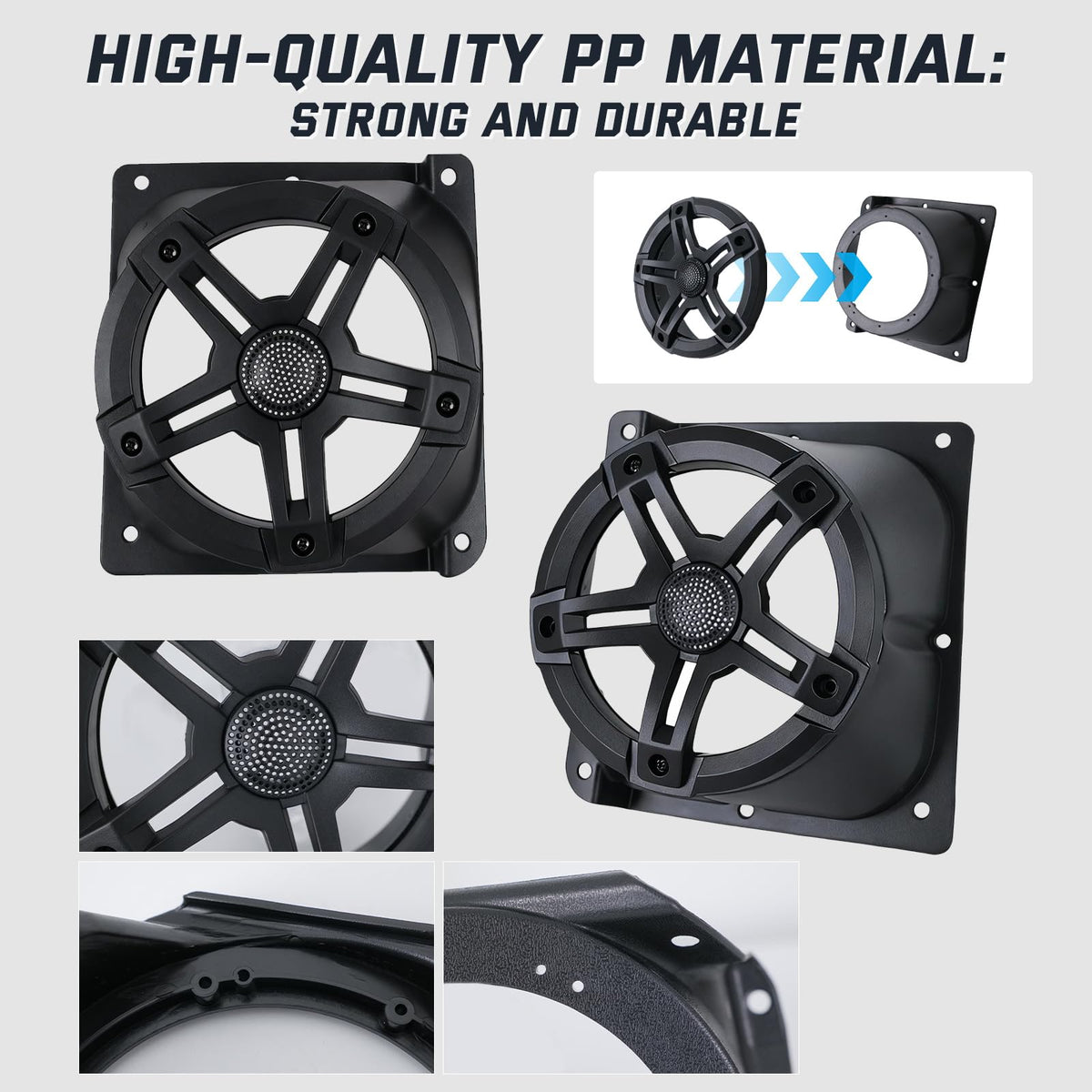 CYOOYC Yamaha G14-G22 compatible pod under dash keeps speakers secure