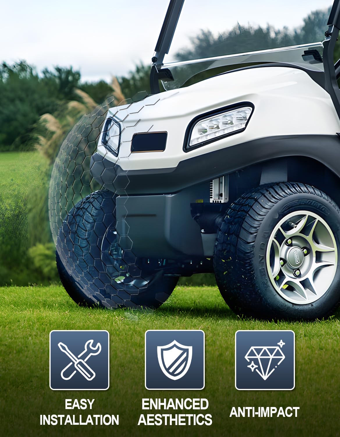 CYOOYC bolt-on installation uses existing hardware for quick fit