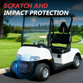 CYOOYC rugged bumper guards EZGO RXV front in off-road use