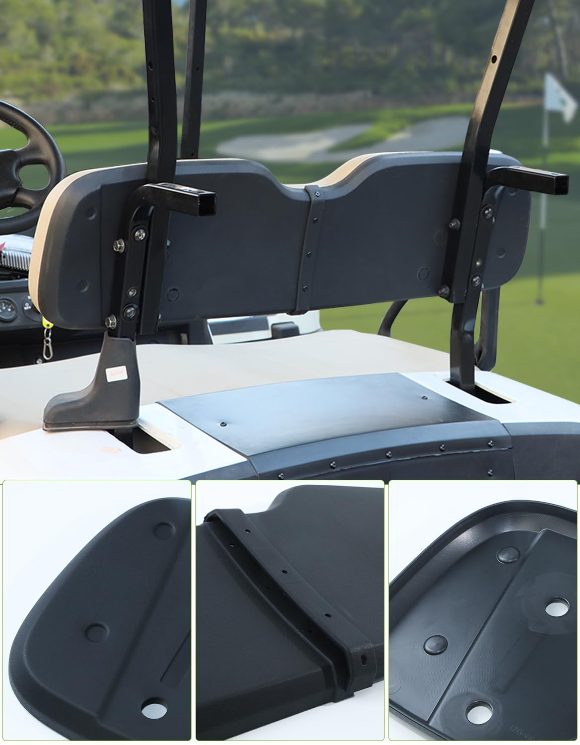 CYOOYC EZGO Valor 2025 easy-clean surface stays looking good in rain and sun.