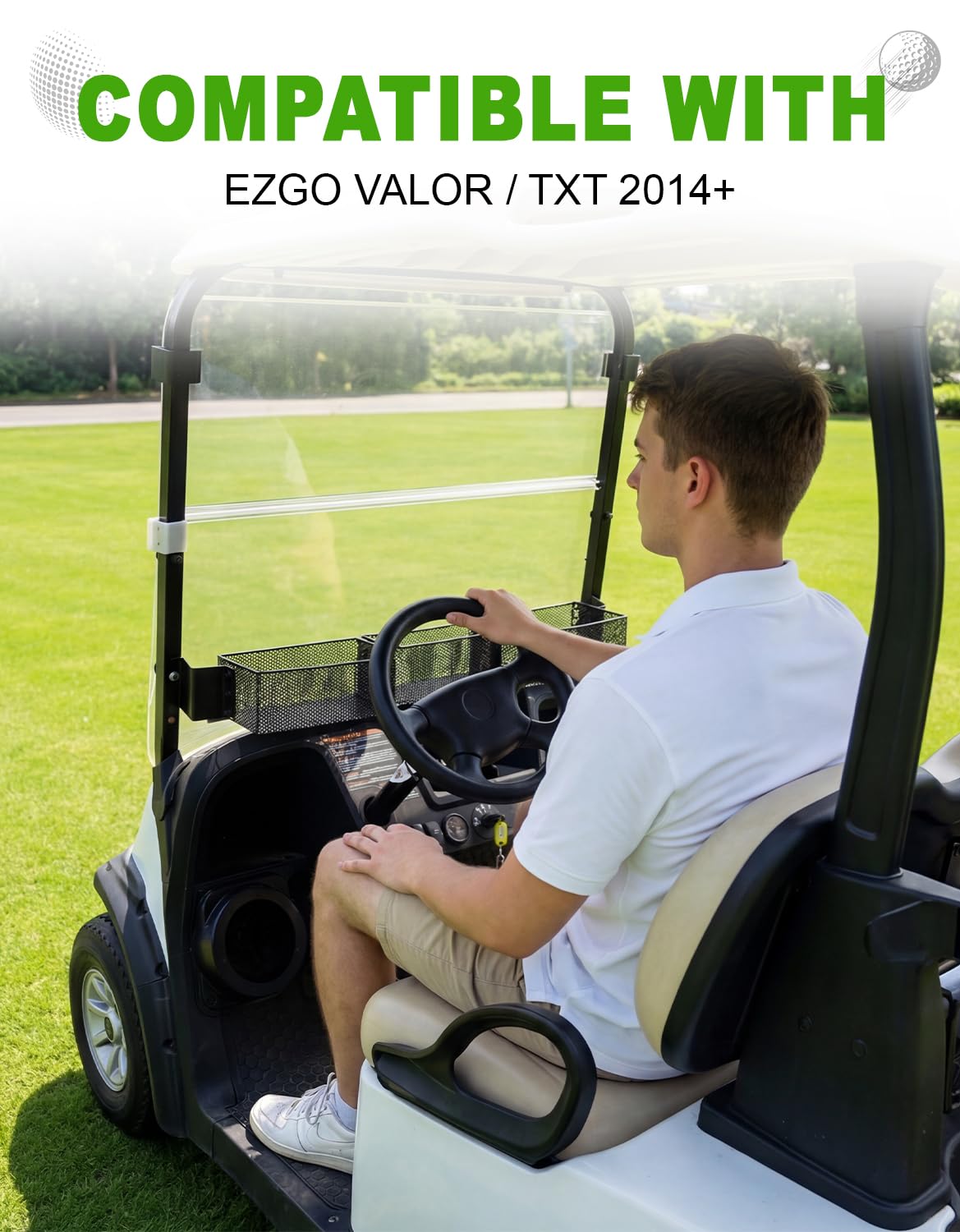 CYOOYC complete package with mounting kits and guide for EZGO Valor.
