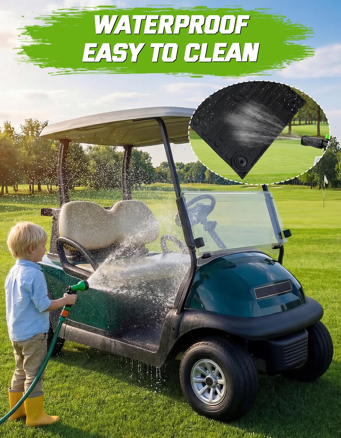 CYOOYC easy drop-in installation and hose-cleaning for quick upkeep.