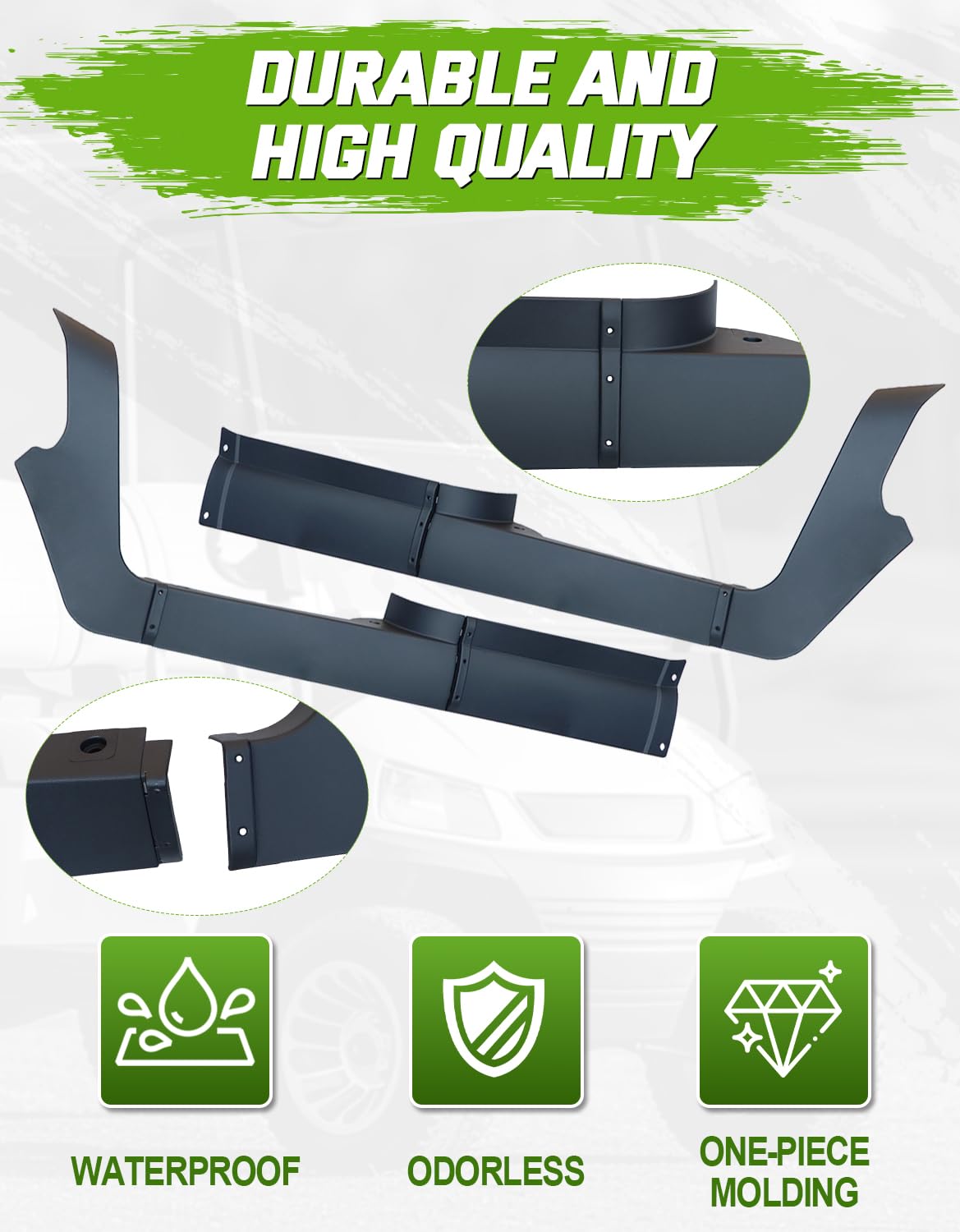 CYOOYC quick snap-on install showing tool-free fit