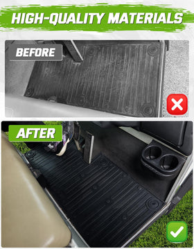 CYOOYC floor mat for Villager 1982-2018 with non-slip surface keeps feet secure.