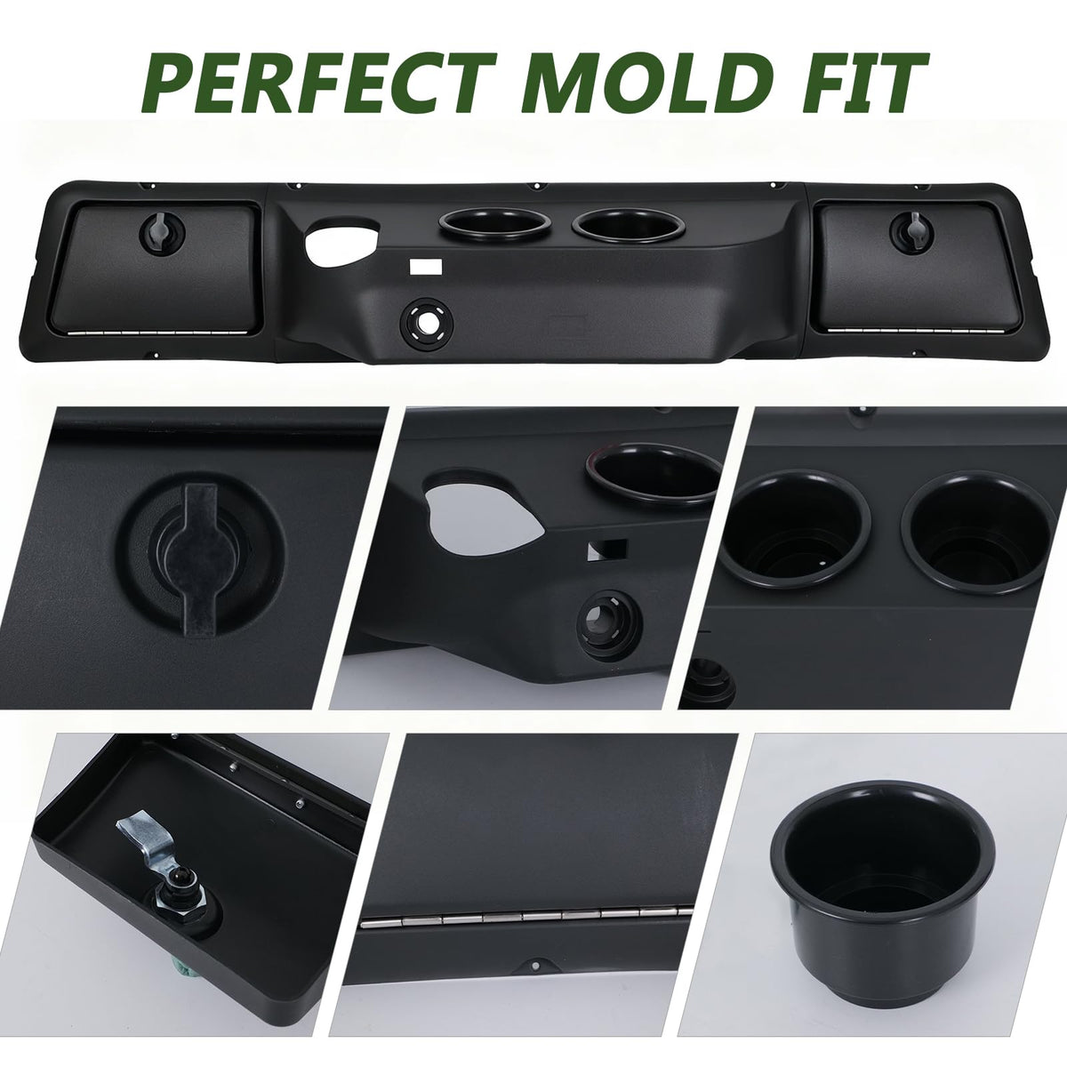 CYOOYC dash board cover dimensions show a precise fit for 1982+ models
