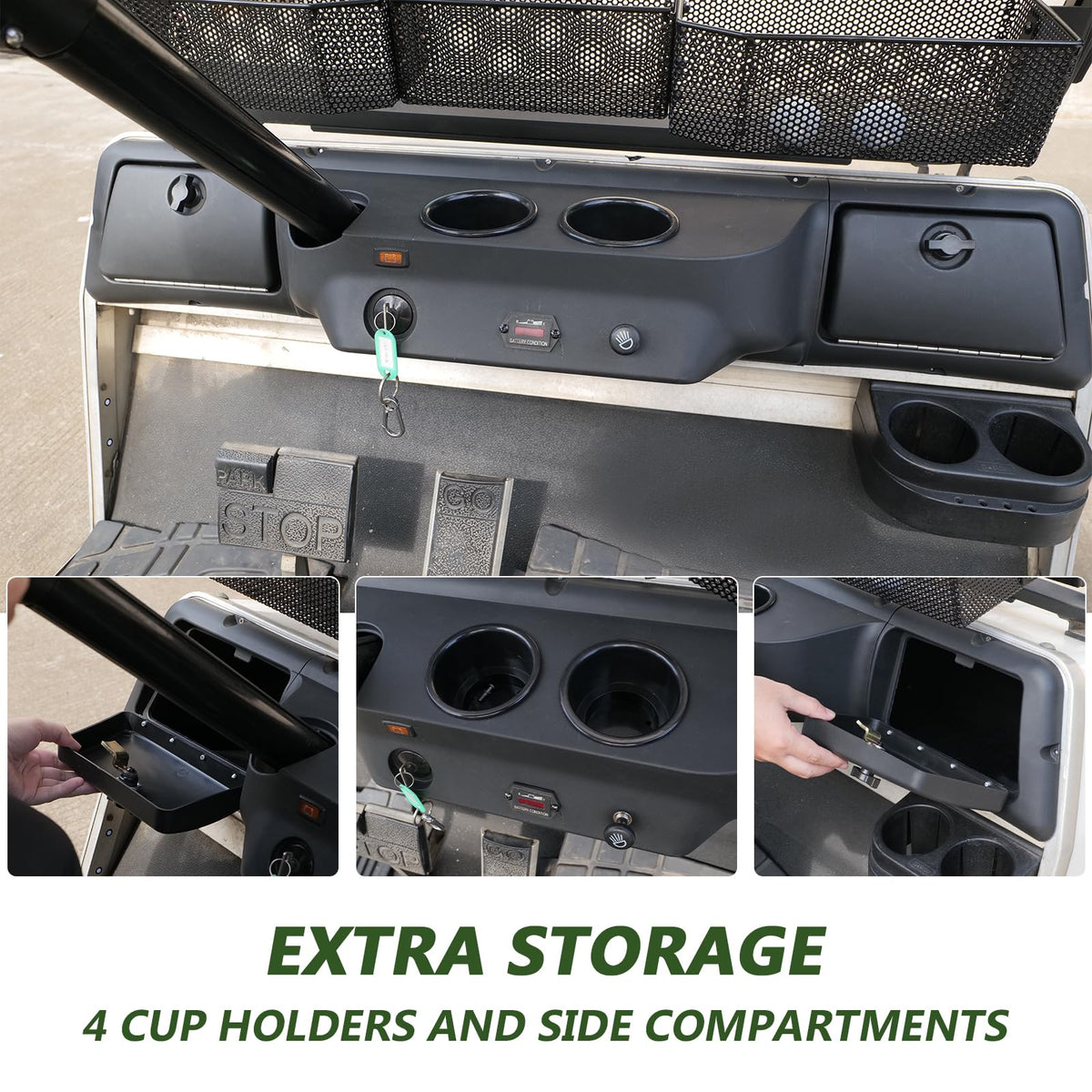 CYOOYC dash board cover installed on Club Car DS for reference and upgrade