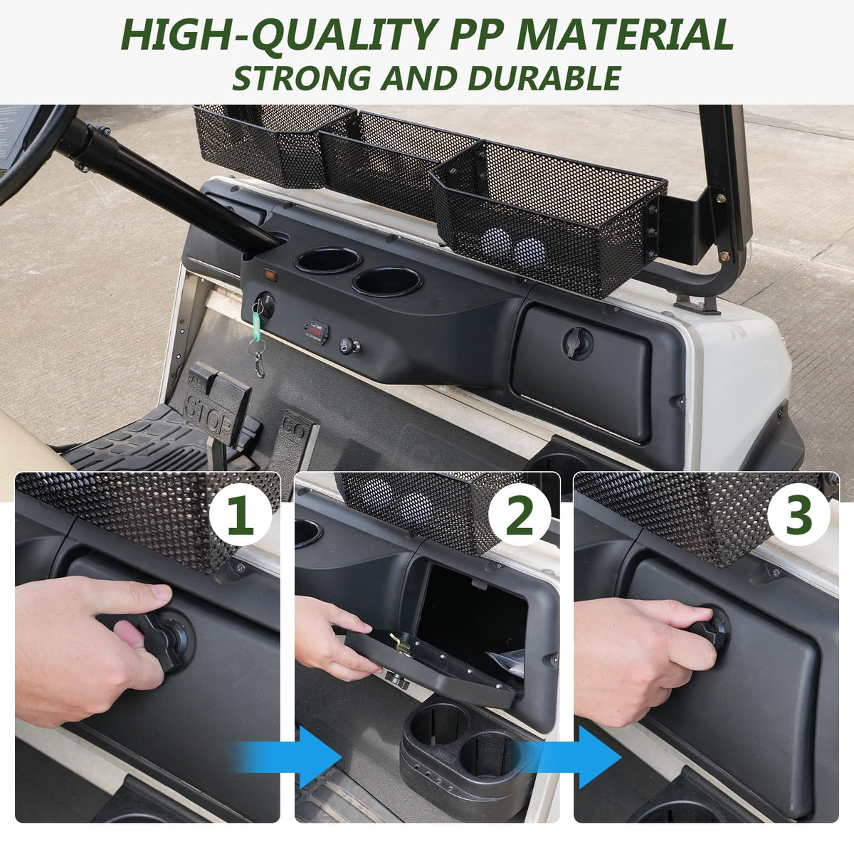 CYOOYC dash board cover includes keys for straightforward replacement