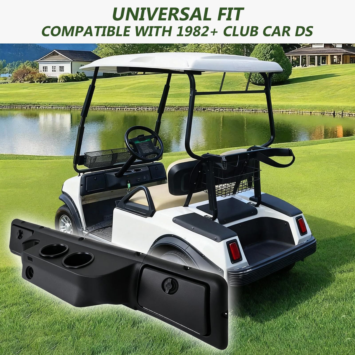 CYOOYC dash board cover with four cup holders for easy access during rides