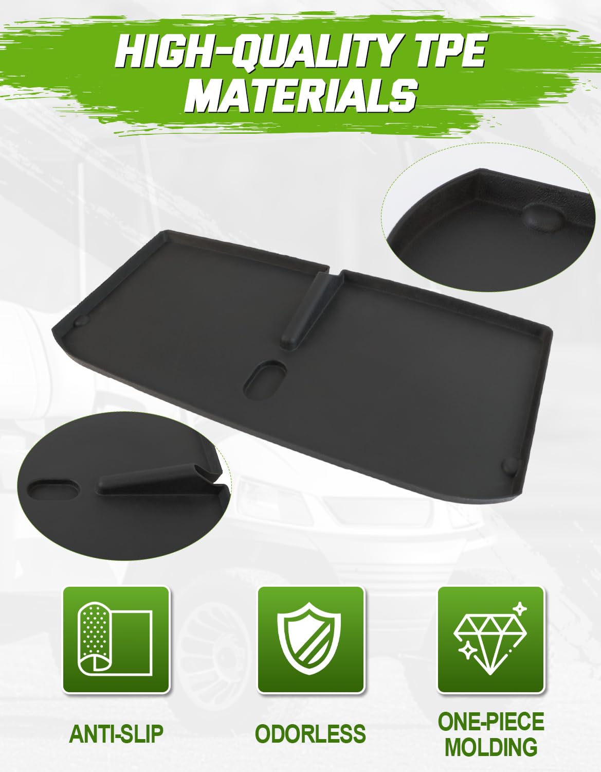 CYOOYC heavy-duty TPE protection guards cargo from impact and wear.