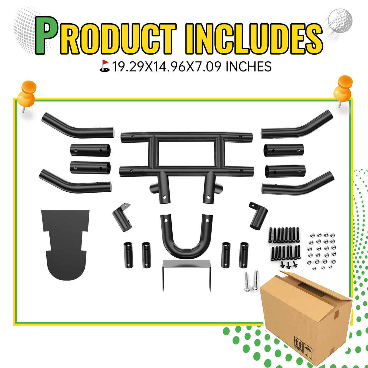 CYOOYC off-road front protection guard adapts to rough trails and parking lot dings