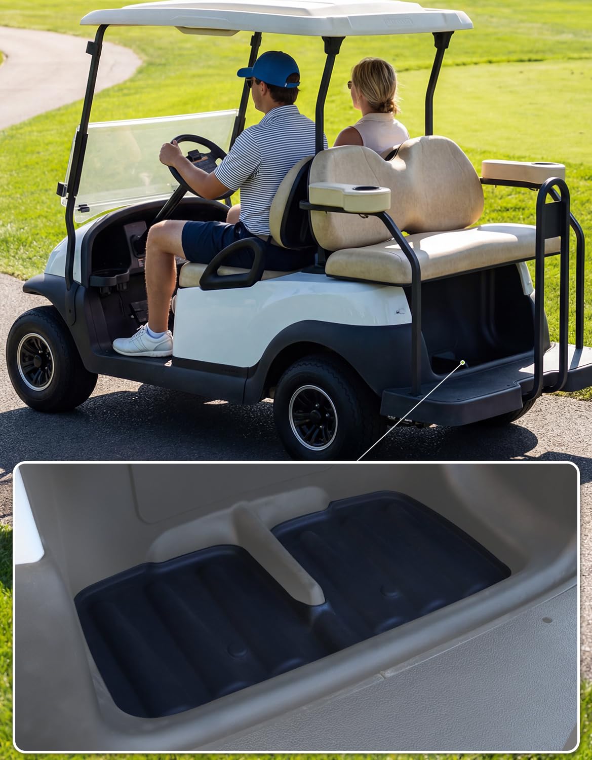 CYOOYC Rear Bag Well Protection Mat guards cargo area against mud and moisture.