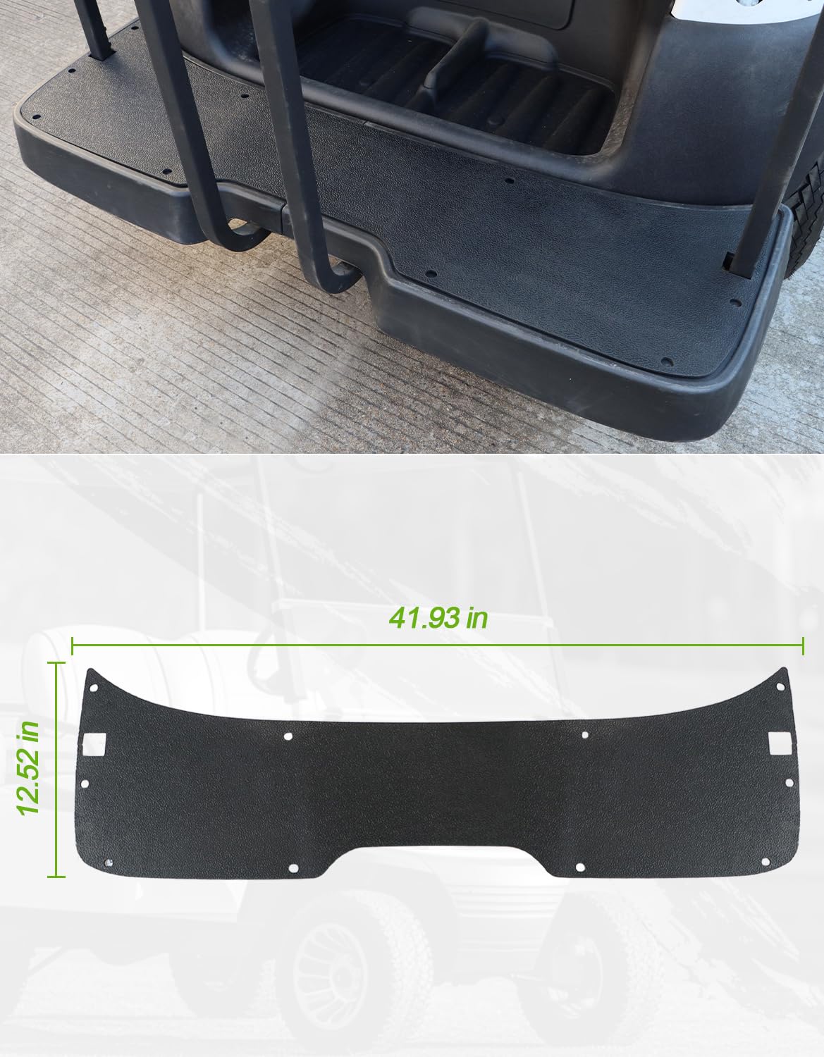 CYOOYC rear-step protection helps keep your Club Car Tempo looking fresh.