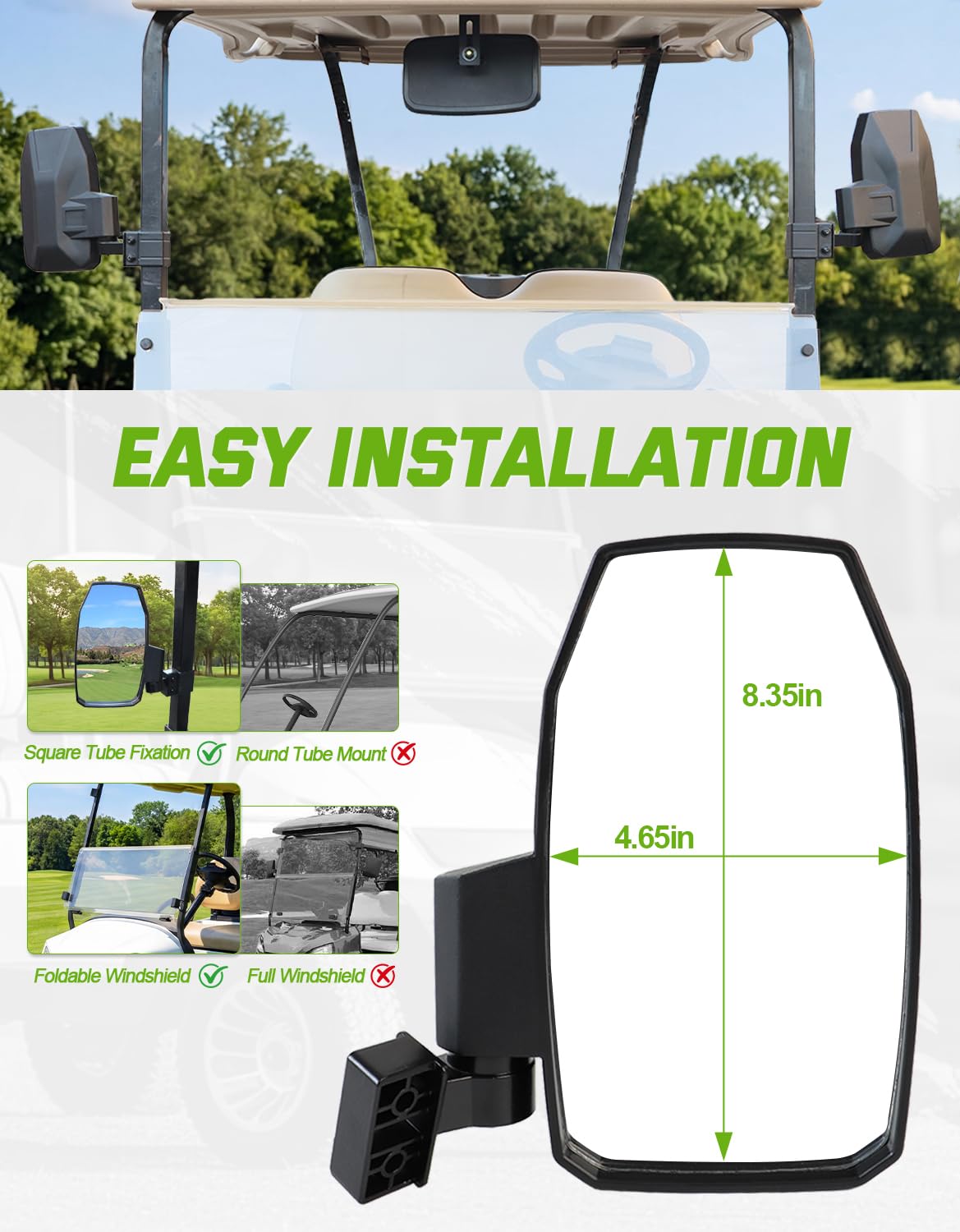 CYOOYC rugged PP housing resists trail wear and all-weather conditions.