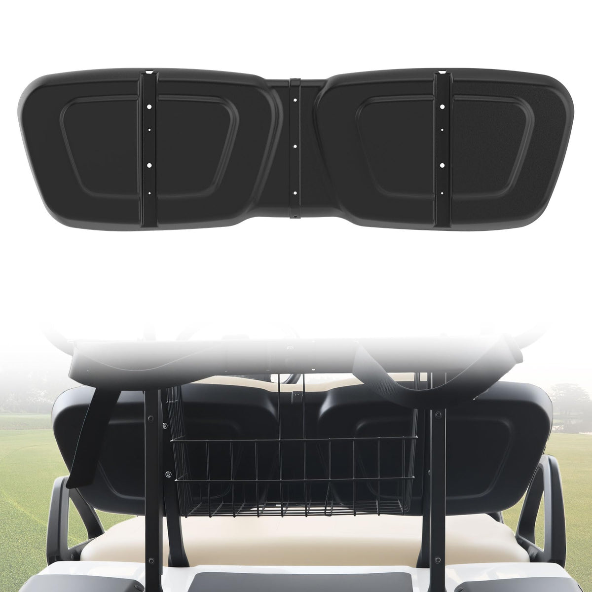 CYOOYC seat back cap assembly for Club Car showing fit and interior refresh