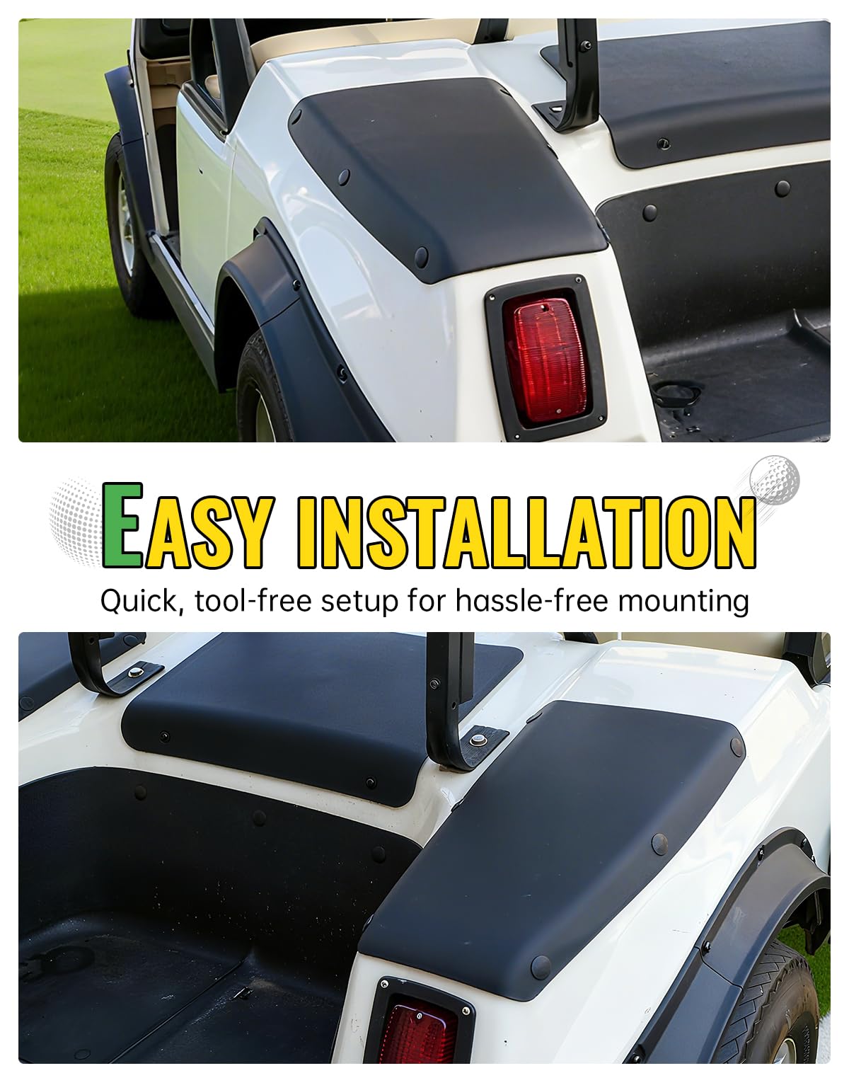 CYOOYC step cover adds stylish rugged look to 1981+ models.