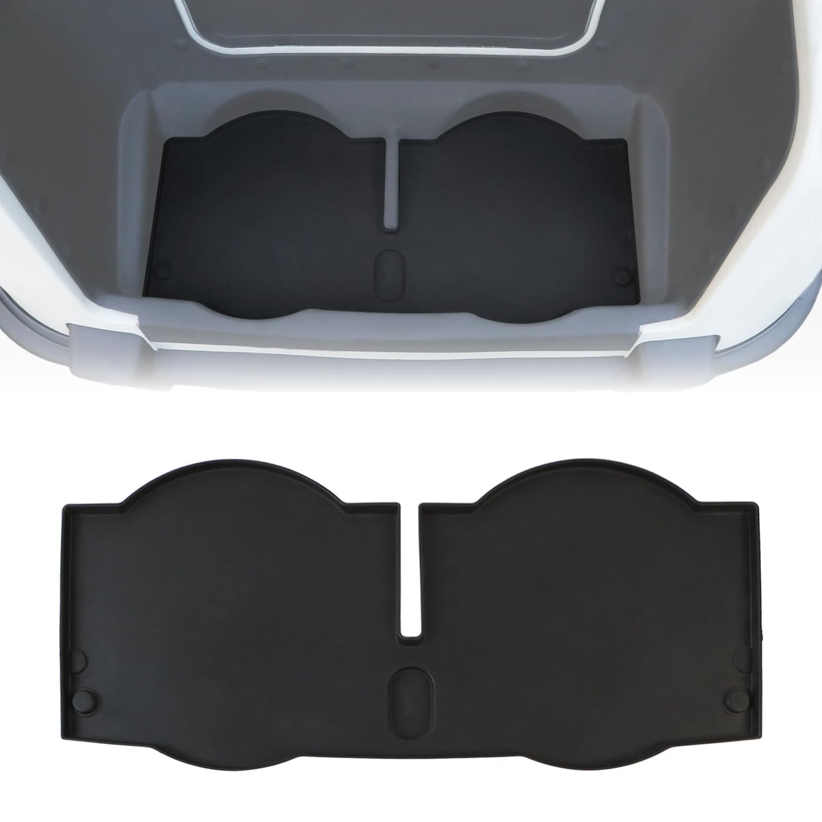 CYOOYC TPE bag well liner for EZGO RXV provides edge-to-edge fit.