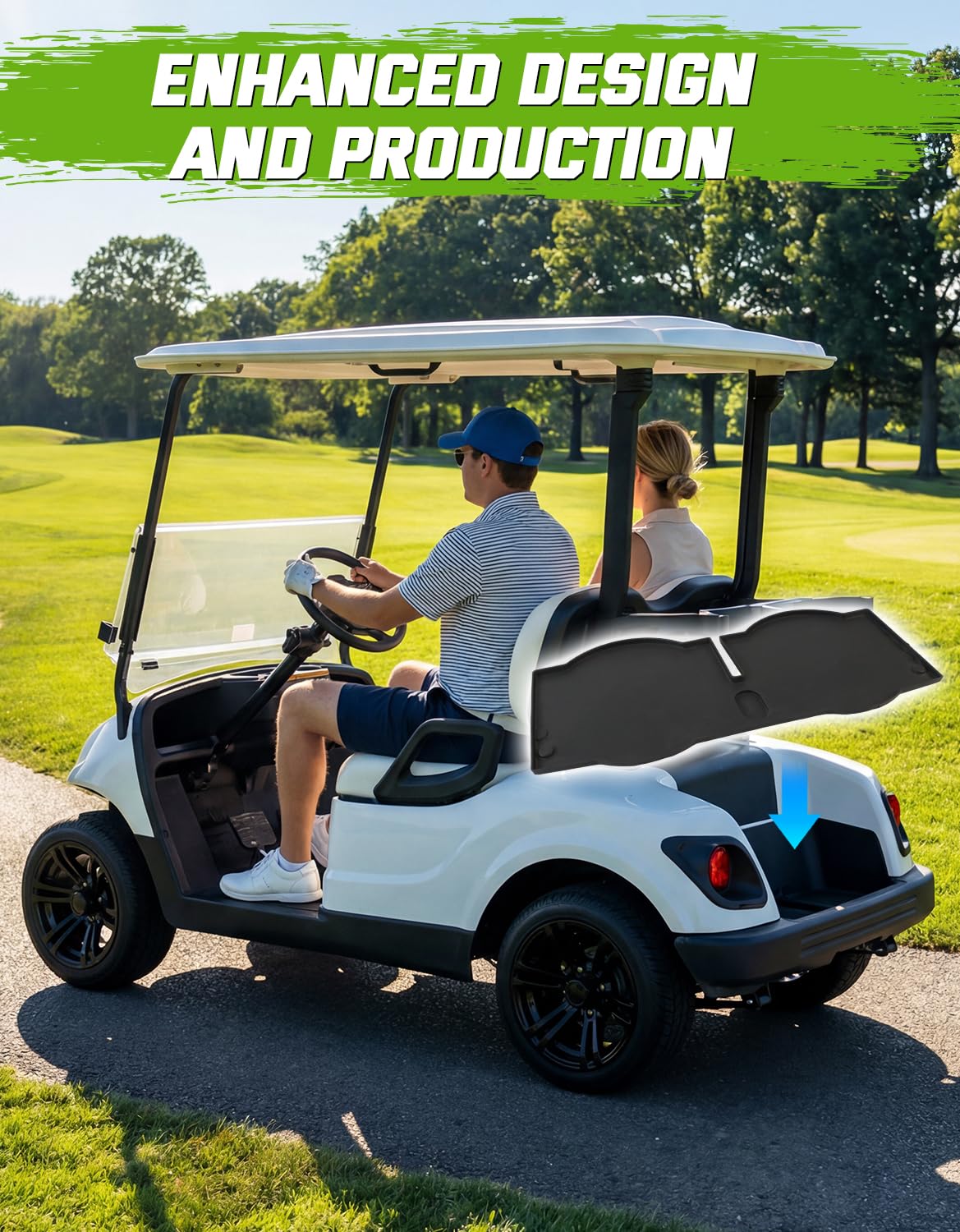 CYOOYC deep-channel skid-resistant surface keeps gear steady.