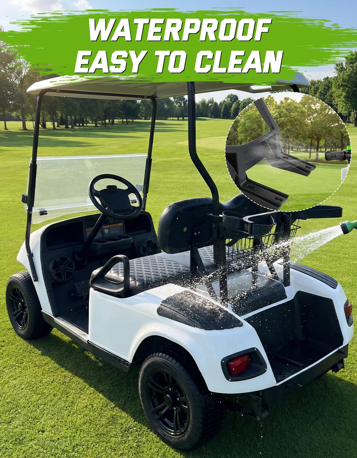 CYOOYC UV-protected black finish resists sun fading.