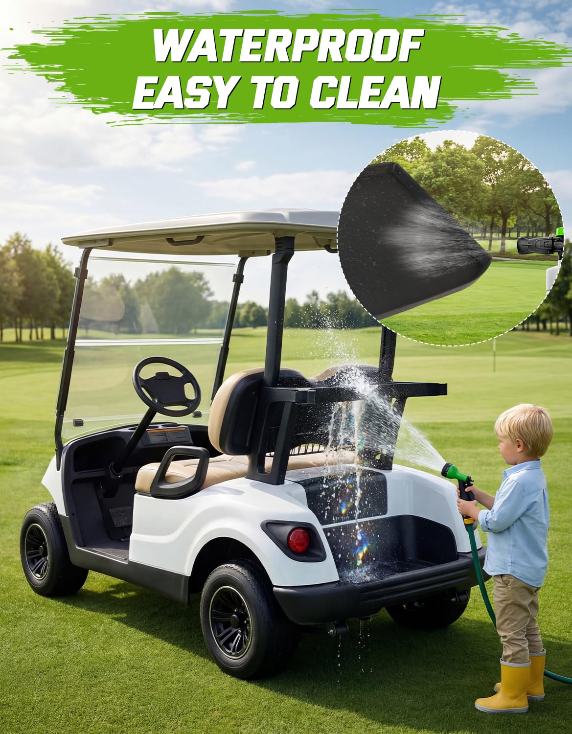 CYOOYC UV-protected, odorless liner resists fading and odors.