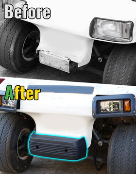 Aerodynamic design helps deflect debris and protect the front end.