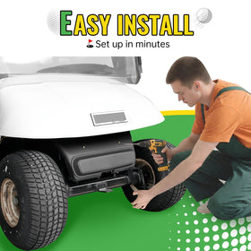 Durable plastic front guard by CYOOYC endures debris and impacts.