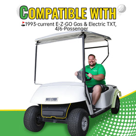 EZGO TXT installation kit with shield cover and hardware included.