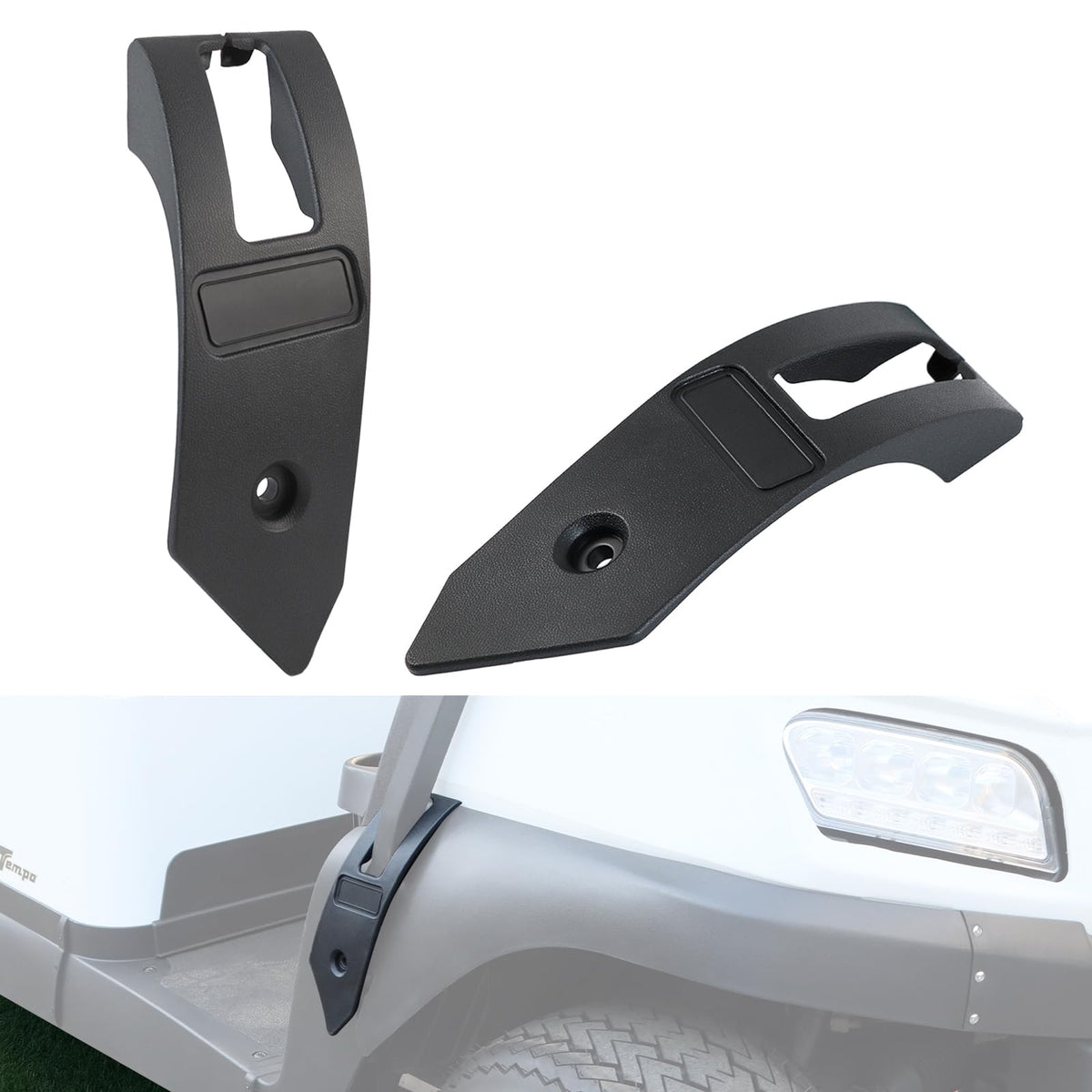 CYOOYC driver-side front canopy strut cover for Tempo 2018-up, enhances fit and look.