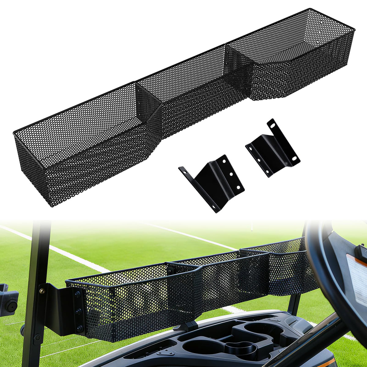 CYOOYC front basket for Yamaha Drive2 G29 keeps keys and small items organized.