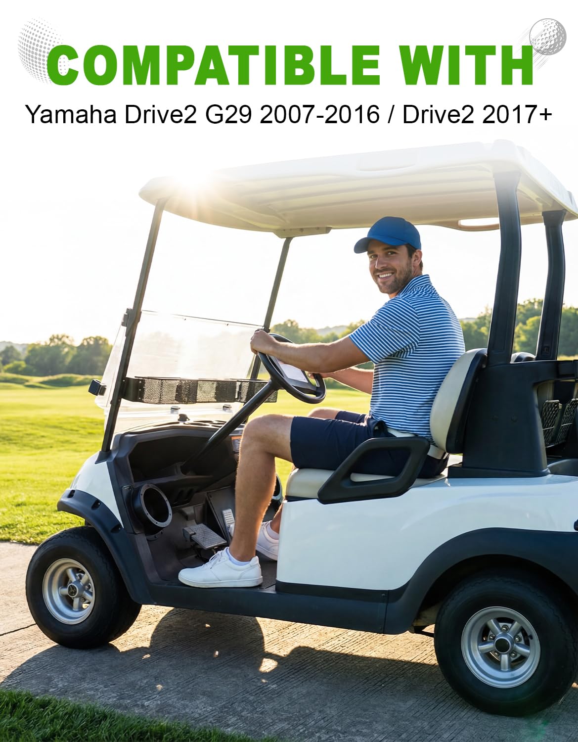CYOOYC compatible with Yamaha Drive2 G29 2007-2016 for extended storage.