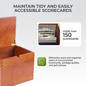 Cypress Sunrise lid with gold hinges adds elegance to the box