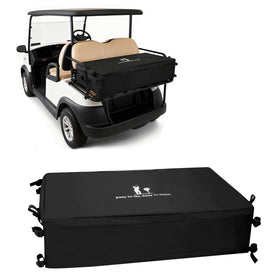 CYUREAY golf cart storage bag backseat fit for 2+2 carts enhances organization.