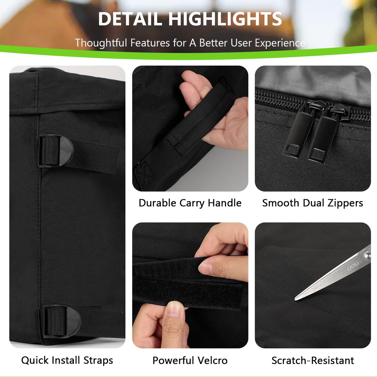 CYUREAY versatile bag suits golf, camping, shopping, and weekend trips.