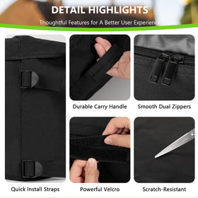 CYUREAY versatile bag suits golf, camping, shopping, and weekend trips.