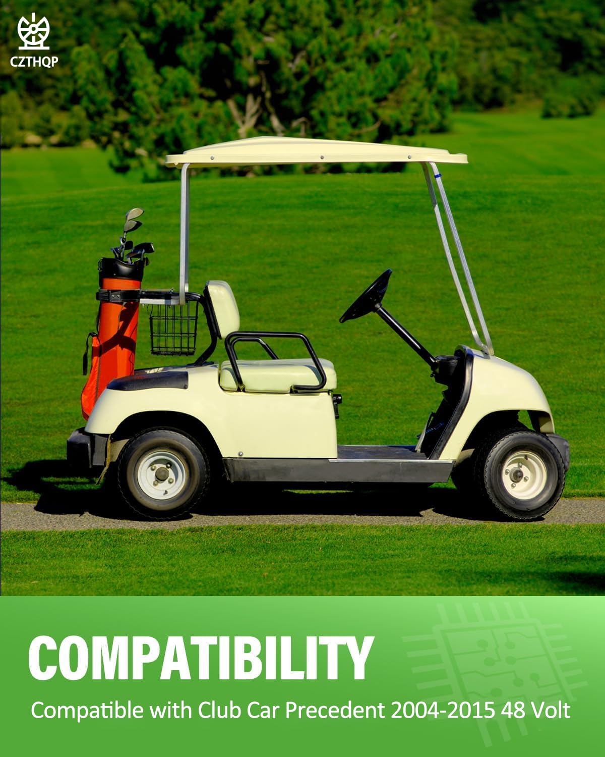 CZTHQP 102511001 Club Car 48V Precedent compatibility for precise fit and upgrade.