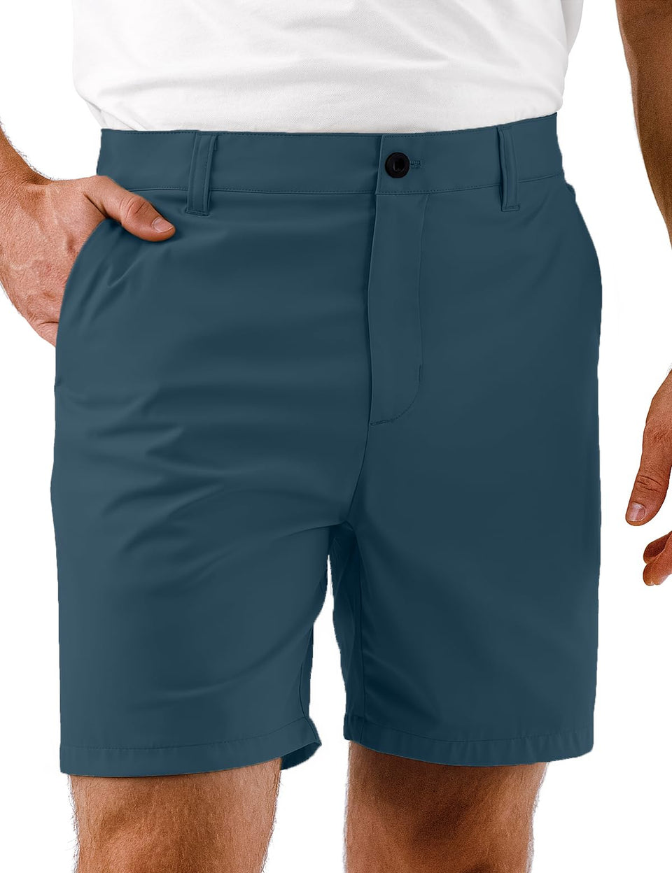 Dababell men's golf shorts front view, versatile for on-course performance.