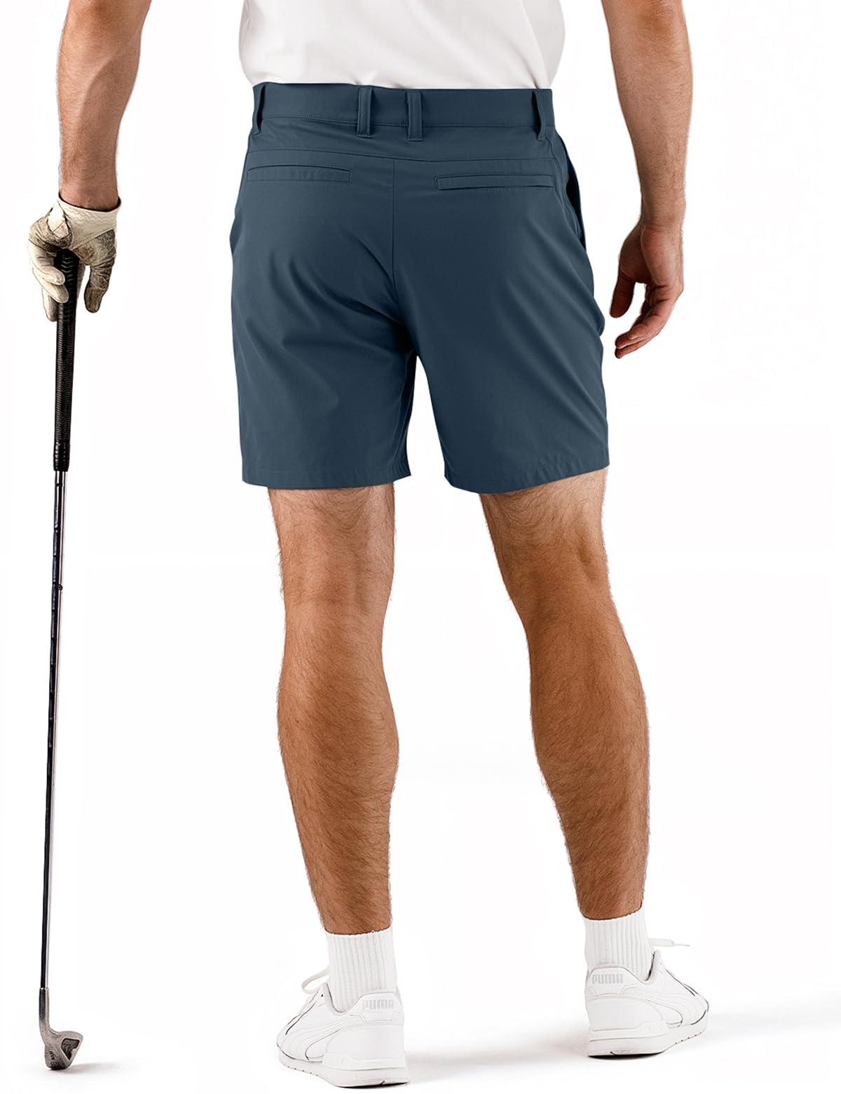 Dababell elastic waistband close-up shows comfortable, stable fit.