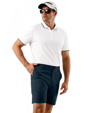 Dababell Lyons Blue shorts paired for outdoor activity versatility.