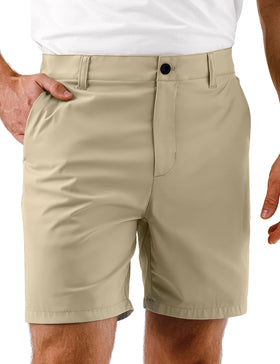 Dababell men's golf shorts with 7-inch inseam offer lightweight comfort.
