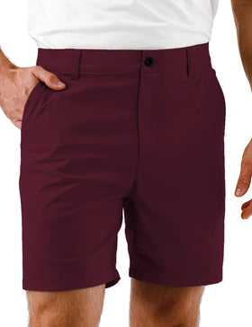 Dababell men's golf shorts elastic waistband close-up for secure fit