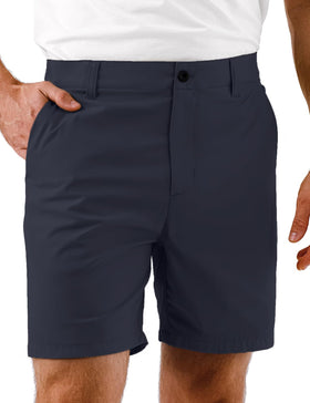 Dababell men's golf shorts front view highlighting lightweight quick-dry fabric for comfort