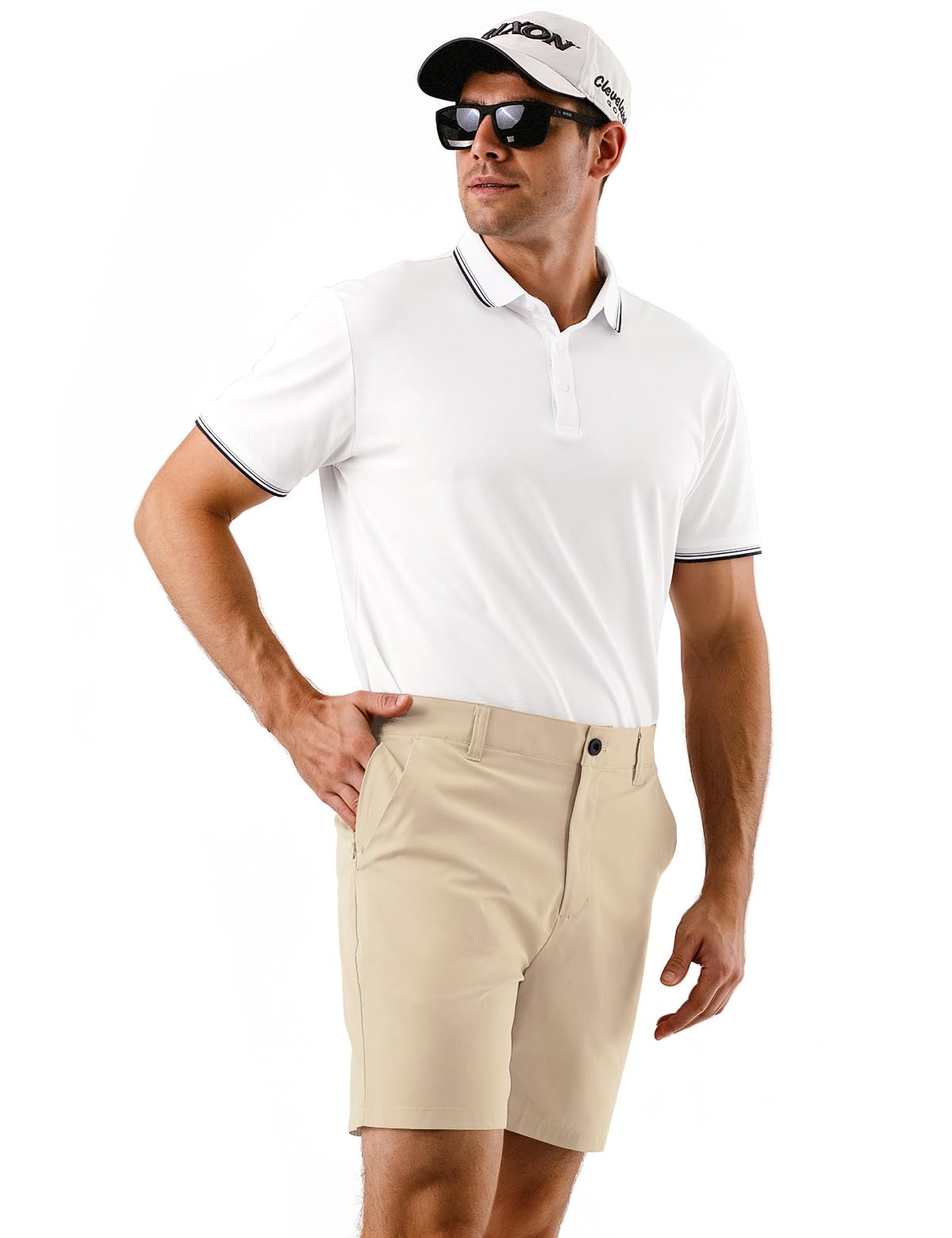 Dababell golf shorts with stretch fabric for easy swings and all-day comfort.