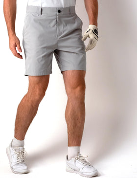 Dababell shorts featuring zip pockets to secure essentials on the course.